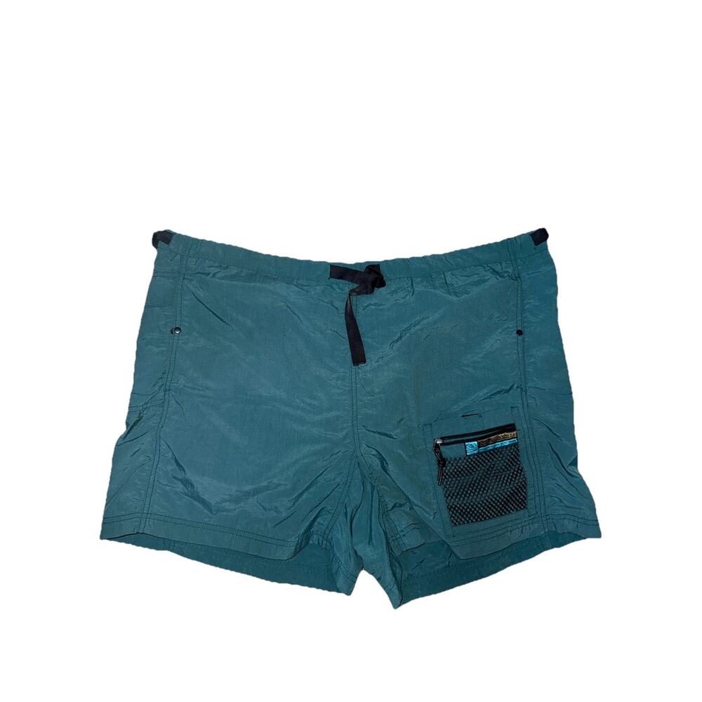 Vtg Royal Robbins GreenWaterline Nylon Shorts Men's XL Drawstring Zip pocket
